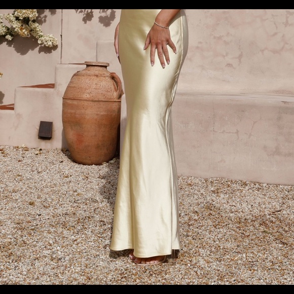 Elegant Cream Maxi Dress - Picture 8 of 8